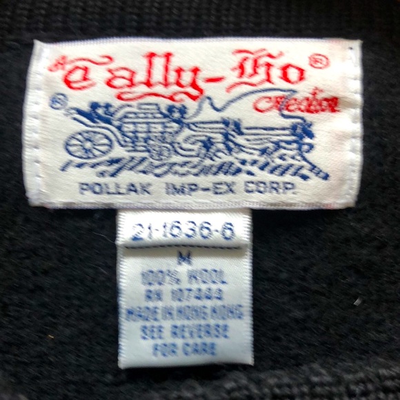 Tally Ho Women’s Boiled Wool Sweater Jacket New - Picture 2 of 5